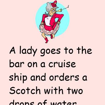 80 Year Old Lady Goes For A Birthday Drink