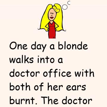 A Blonde Walks Into A Doctor Office