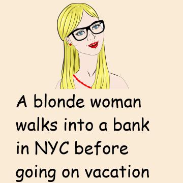 A Blonde Woman Asks For A $5000 Loan