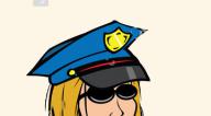 A Blonde Woman Was Speeding Down The Road