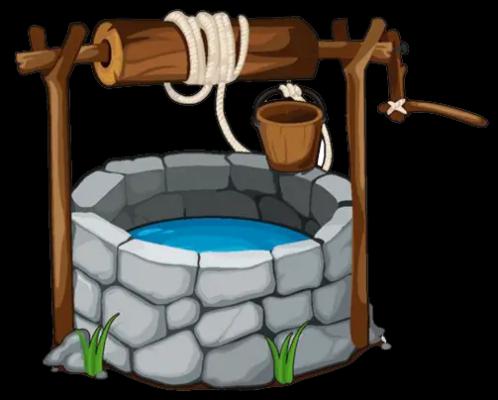 A Couple Comes Up To A Wishing Well