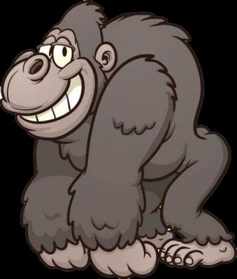 A Gorilla In A Tree