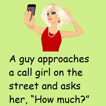 A Guy Approaches A Call Girl