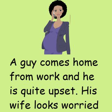 A Guy Comes Home From Work