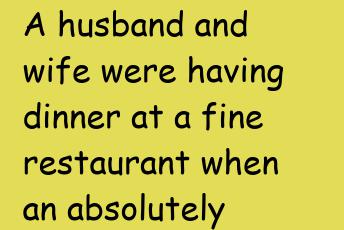 A Husband And Wife Were Having