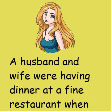 A Husband And Wife Were Having