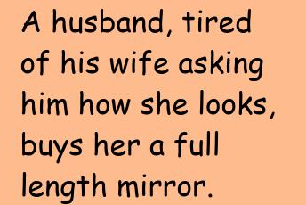 A Husband Tired Of His Wife Asking How She Looks
