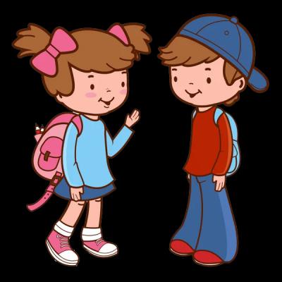A Little Girl And A Little Boy