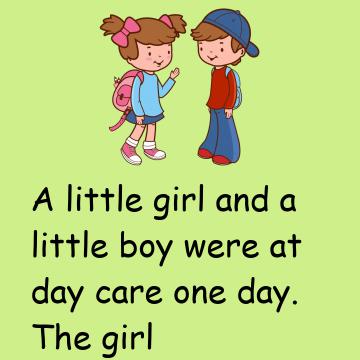 A Little Girl And A Little Boy