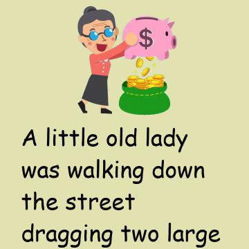 A Little Old Lady Was Walking Down The Street
