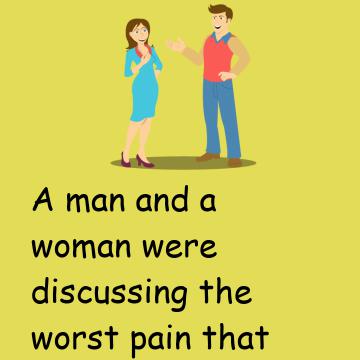 A Man And A Woman Were Discussing