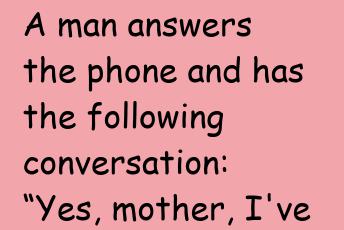 A Man Answers The Phone