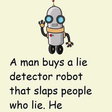 A Man Buys A Lie Detector
