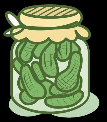 A Man Comes Home From Working At A Pickle Factory