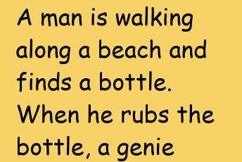 A Man Is Walking Along A Beach