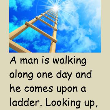 A Man Is Walking Along One Day