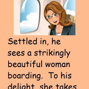 A Man Meets A Woman On A Plane