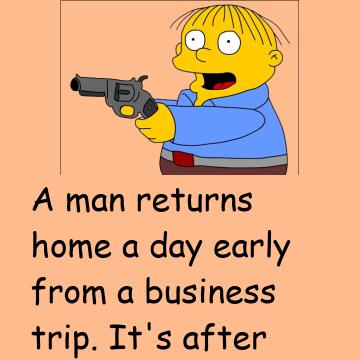 A Man Returns Home A Day