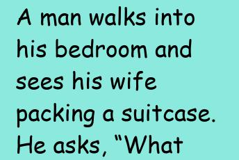 A Man Walks Into His Bedroom