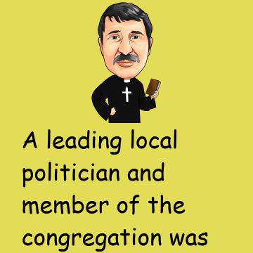 A Priest Was Being Honoured At His Retirement Dinner