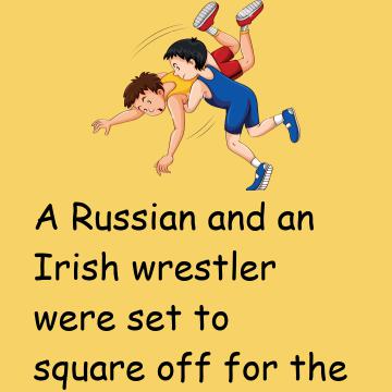 A Russian And An Irish Wrestler Square Off
