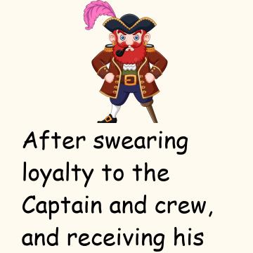 A Sailor Is Recruited Onto A Pirate Ship