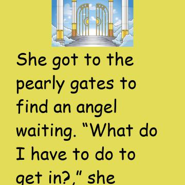 A Woman Is Tested At The Gates Of Heaven