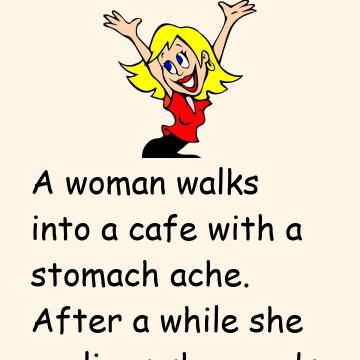 A Woman Walks Into A Cafe