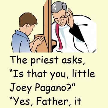 An Altar Boy Goes To Confessional