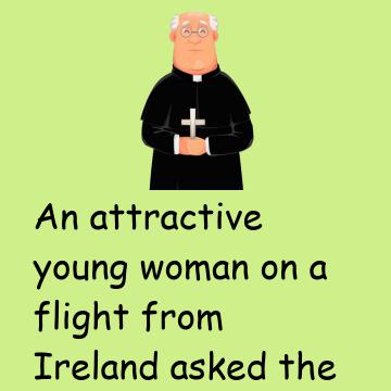 An Attractive Young Woman On A Flight