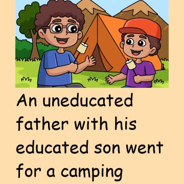 An Uneducated Father With His Educated Son