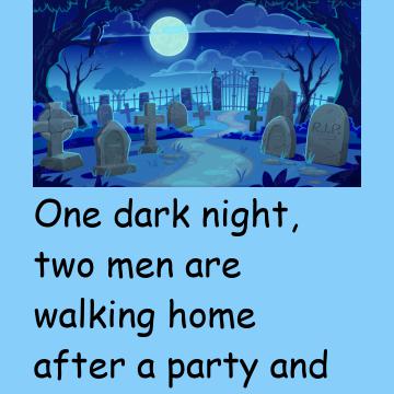 Cemetery During Midnight