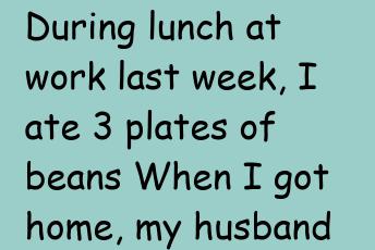 During Lunch At Work Last Week