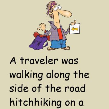 Hitchhiking In Stormy Weather
