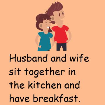 Husband And Wife Sit Together