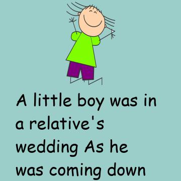 Little Boy In The Wedding