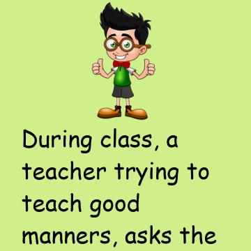 Little Johnny And His Etiquette