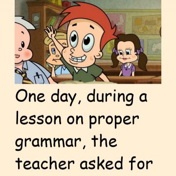 Little Johnny’S Grammar Lesson