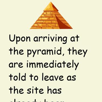 Long Joke: The Egyptian Treasure Hunters
