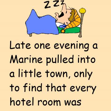 Marine Shares A Room With A Heavy Snorer