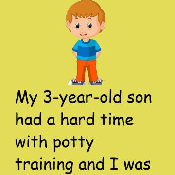 My 3-year-old Son Had A Hard Time With Potty