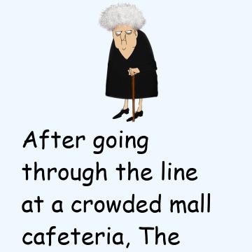 Old Woman And Three Young Men
