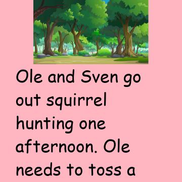 Ole And Sven In Forest