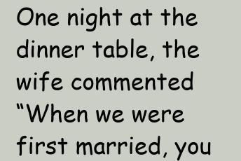 One Night At The Dinner Table