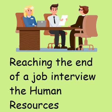 Reaching The End Of A Job Interview