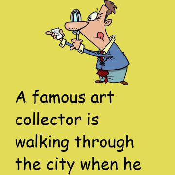 The Art Collector And Cat Saucer