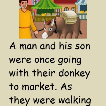 The Boy, The Man And The Donkey