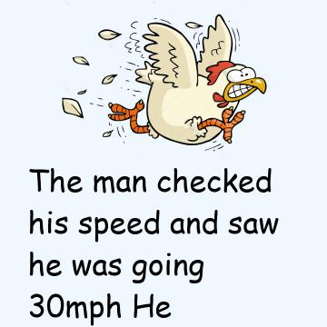 The Man Was Amazed To See Chicken Running 50Mph