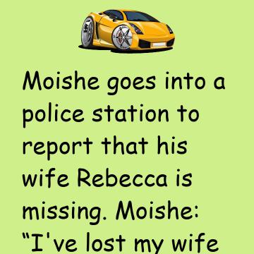 The Man Was Distraught That His Wife Was Missing
