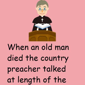 The Preacher Talked About The Old Man